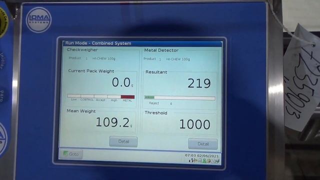 Loma Model LCW 3000 Combo Checkweigher / Metal Detector - Stock#72359013 смотреть онлайн