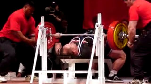 Scott Lade (USA) 2.attempt 257,5 Kg - World Men's Benchpress Championships 2001 Class -125 Kg