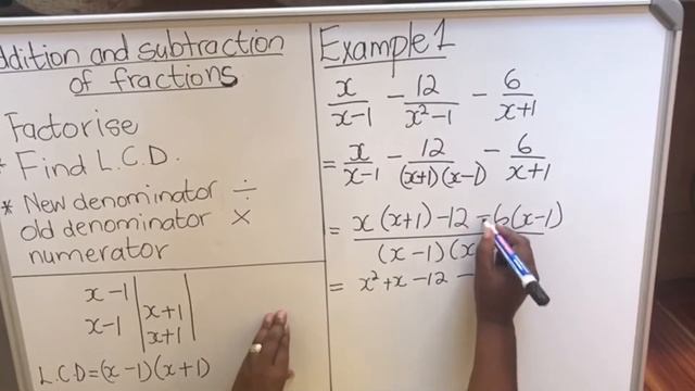 Addition & Subtraction Of Fractions - Grade 10