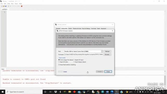 Micropython installation in esp32 Cam module смотреть онлайн