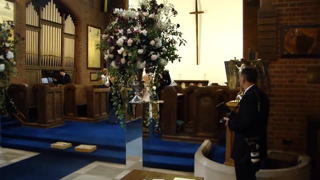 Harry & Janice's Wedding: Hymn And First Walk