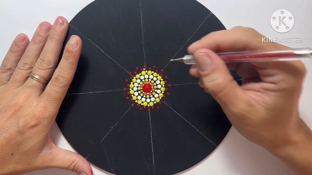 Dot Mandala SPIRAL 3D design Step by Step смотреть онлайн