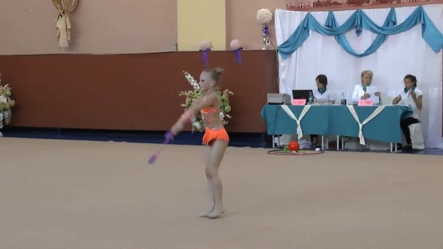 Гасій Єва (булавы) 2005-Кат.C "Перлина Полісся 2015" Художественная гимнастика смотреть онлайн