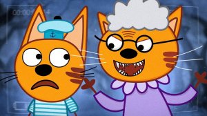 УЖАСНАЯ СЕРИЯ ТРИ КОТА 😱