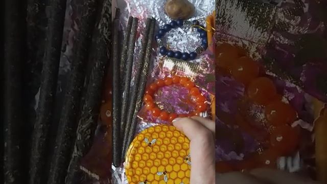 Волшебная посылочка🎁,свечи с травами, браслеты из натур. камней с рунами, заряженные в рейки Богинь смотреть онлайн