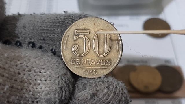 MOEDA VALIOSA VOCÊ TEM? 50 CENTAVOS ANO 1946 GETÚLIO VARGAS VALE UM BOM DINHEIRO $ 7 A 40 REAIS 👍 смотреть онлайн