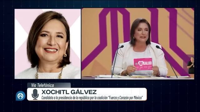 Xóchitl Gálvez califica el debate presidencial como un desastre смотреть онлайн