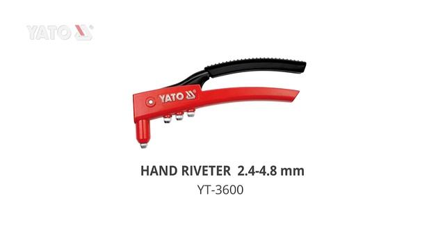 YATO HAND TOOLS YT 3600 HAND RIVETER 2.4-4.8MM смотреть онлайн