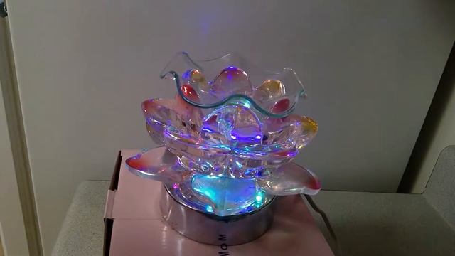 Electric oil burner:LOTUS FLOWER WITH LED LIGHTS. смотреть онлайн