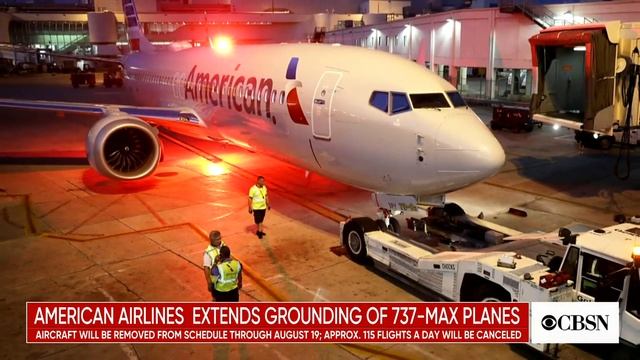 American Airlines extends grounding of Boeing 737 Max 8 jets through August 19 смотреть онлайн