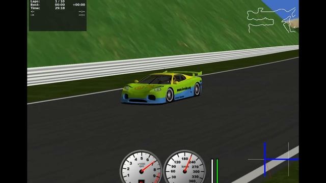 Racing game controlled by a neural network created by an evolutionary algorithm смотреть онлайн