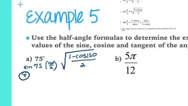 12.6 - 5.5 Double and Half Angle Formulas смотреть онлайн