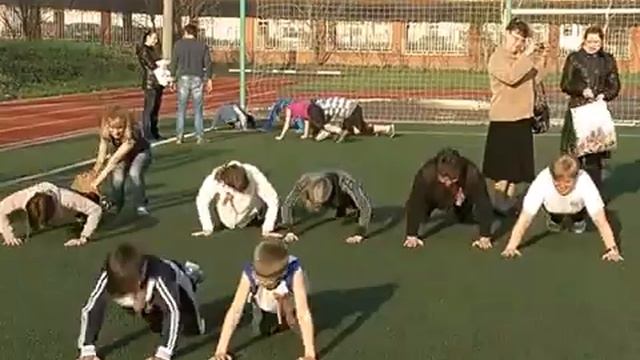 Совхоз им Ленина спортивный флешмоб смотреть онлайн