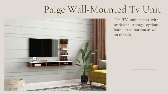 5 Best Modern And Elegant Wall Mounted TV Unit Designs For Your Home