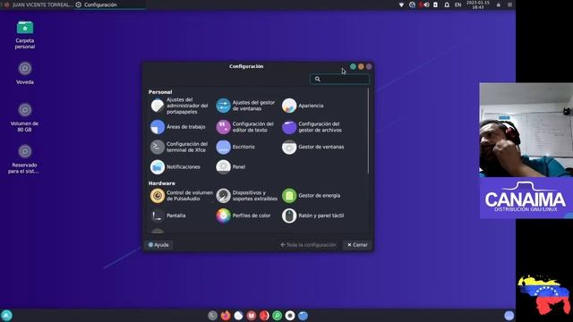 #01 - Añadir áreas de trabajo o escritorios virtuales en el Panel de XFCE | Personalizando Canaima 7 смотреть онлайн