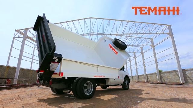 Temahi double action light dump truck with hydraulic gate. смотреть онлайн