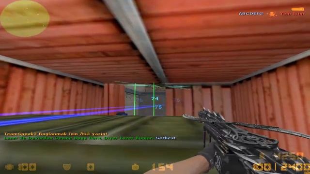 Counter Strike 1.6 Zombi Plague #19 (Manyak Lazer Zombi Plague Server) смотреть онлайн