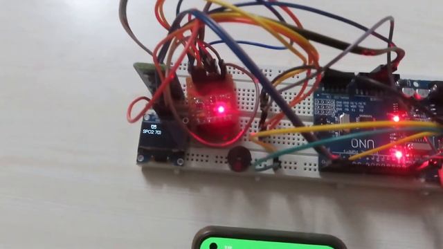 Pulse Oximeter using Arduino uno #pulsesensor #sensorprojects #blinkappprojects смотреть онлайн