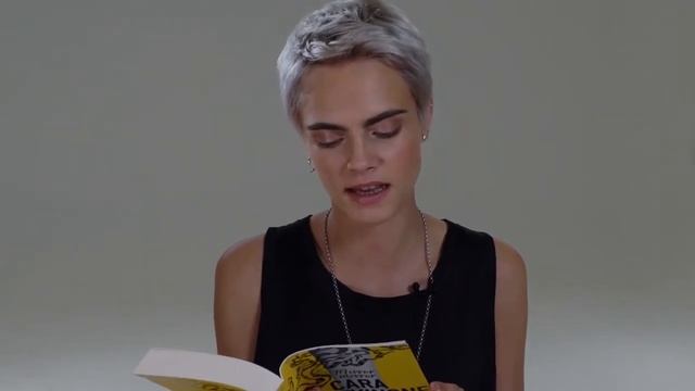 Cara Delevingne Reads From MIRROR, MIRROR