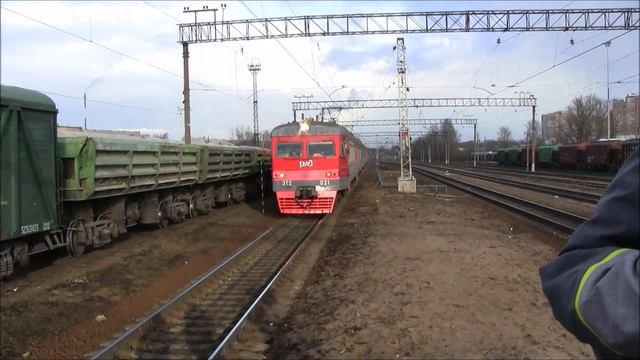 Электропоезд ЭТ2-021, СПб / EMU ET2-021 смотреть онлайн