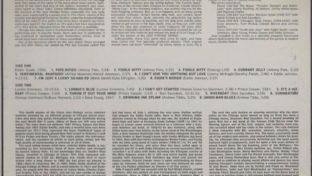 RED SAUNDERS - SUMMERTIME - LP CHESS CHV 415 смотреть онлайн