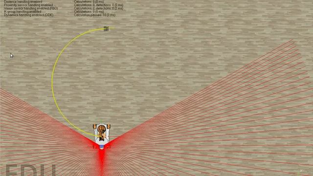 Circular trajectory with constant orientation