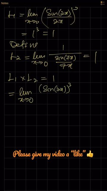 lim x→0 (sin(2x))³/(x²sin(7x). If lim θ→0 sin(θ)/θ=1 Solve without L’ Hopital’s rule & Taylor Serie смотреть онлайн