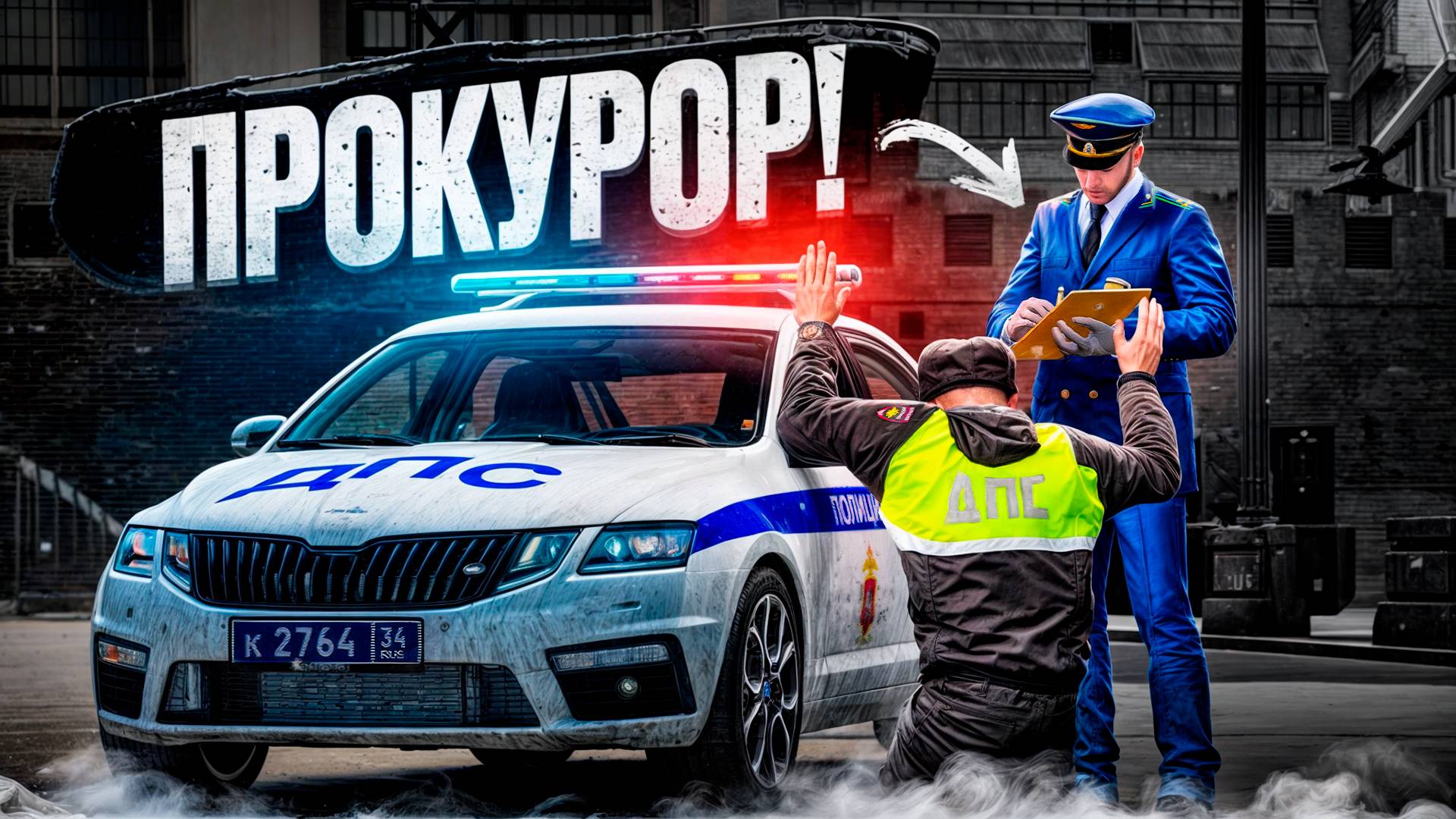 ПРОКУРОР ПОЙМАЛ НАГЛЫХ ДПС С ВЗЯТКОЙ в ГТА 5 РП (RMRP Арбат - Криминальная Москва) смотреть онлайн