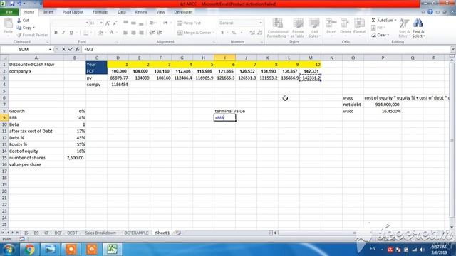 Discounted Cash Flow DCF in Arabic смотреть онлайн