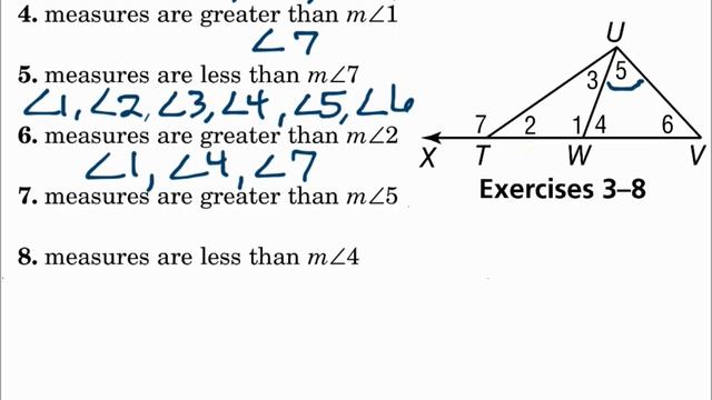 Geometry 5.3 Inequalities In One Triangle