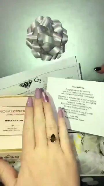 Melissa G. Won A $3,000 Olive Tourmaline Ring From Royal Essence смотреть онлайн