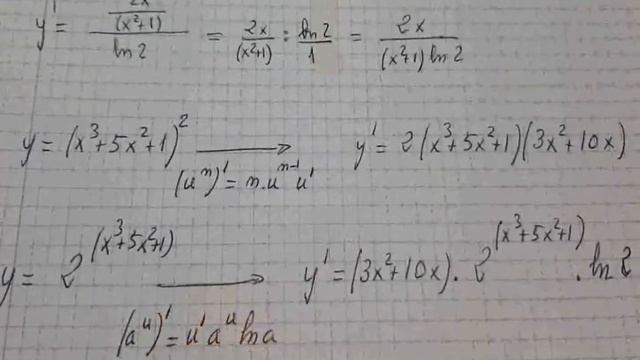31- Deribatuak (esponentzialak-logaritmoak) смотреть онлайн