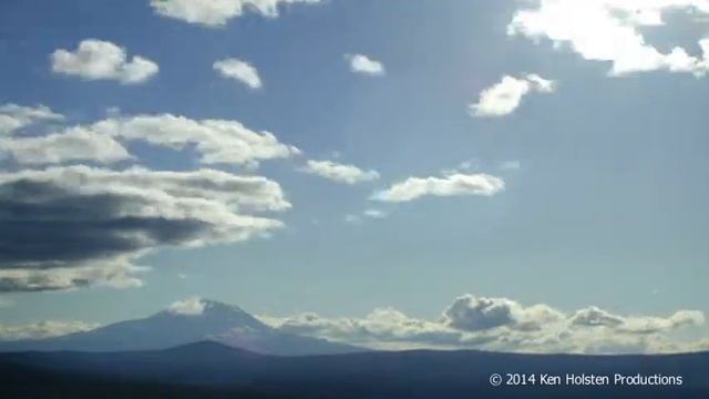 Time Lapse Sundown Near Mt Adams June 5. 2002