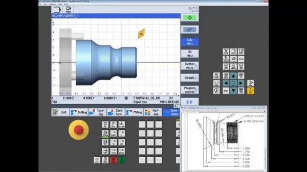 Siemens G code programming with ProgramGuide for Turning in Sinumerik Operate 840D Sl & 828D R2