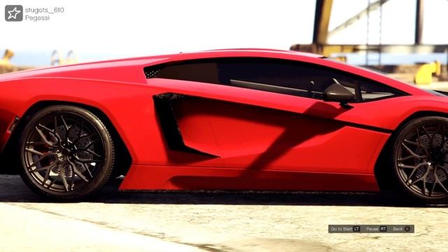 GTA 5 Pegassi Torero XO, Rosso Targa (2022 Lamborghini Countach) смотреть онлайн