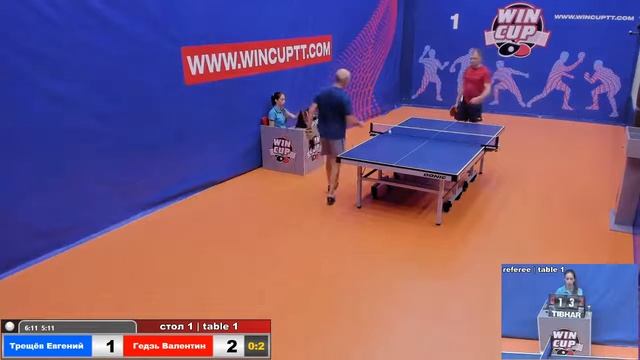 Трещёв Евгений 1-3 Гедзь Валентин Турнир Восток 4 29.06.20 Прямой эфир Зал 1