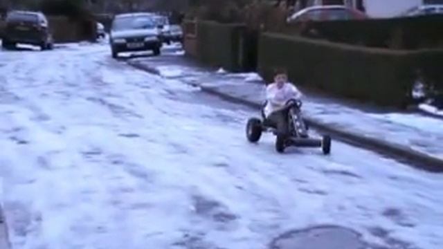Pedal Go Kart on Ice смотреть онлайн
