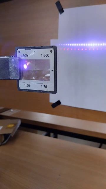 Using Diffraction Grating, It Is Possible To Find The Length Of The Laser Wave #shorts