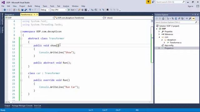 22 - C# Tutorial in Hindi and Urdu - Polymorphism - Abstract Class - Detail in C# смотреть онлайн