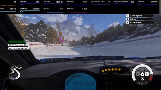 DIRT 5 v. 4.3 - производительность игры на максимальных настройках графики(RX 6700 XT) смотреть онлайн