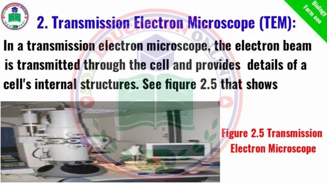 Biology Form One/ 1. Scanning Electron Microscope (SEM)