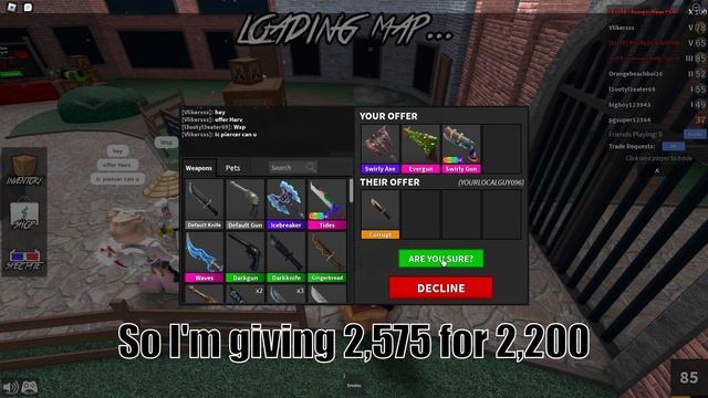 Mm2 Trading Montage #2 (Amazing trades!)