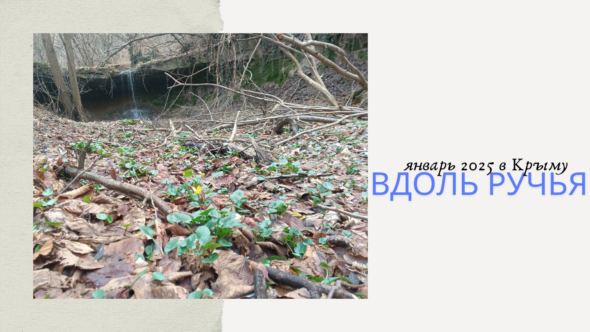 Звуки воды в разных местах ручья смотреть онлайн