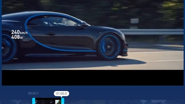 Bugatti Chiron 1/4 Mile World Record 8.7 Or 8.8 Sec 100-200 Km/h In 3.1 Sec