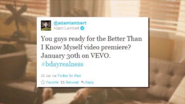 Adam Lambert "Better Than I Know Myself" Video Premiere смотреть онлайн