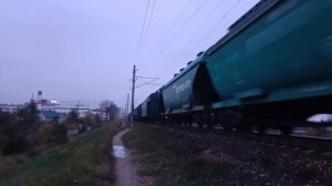 свисток+тифон.БКГ1-004 на перегоне Бобруйск-Березина.