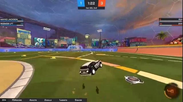 Эпичный матч ZEN в Rocket League: невозможные трюки и голы 🚀⚽✨
