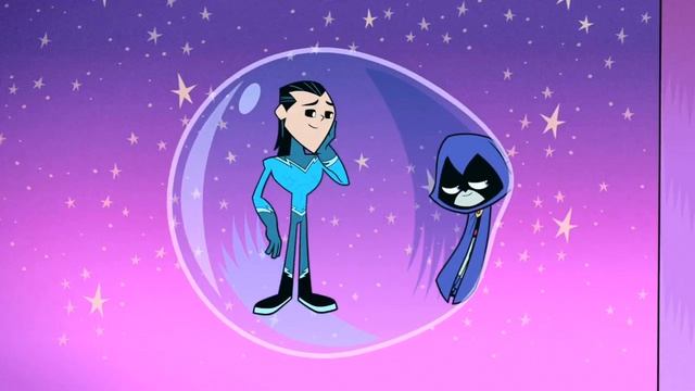 Teen Titans Go!  Raven Gives Aqualad A Kiss