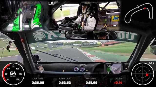 Fastest Clio Mk2 ever around Brands Hatch? 51.832sec смотреть онлайн