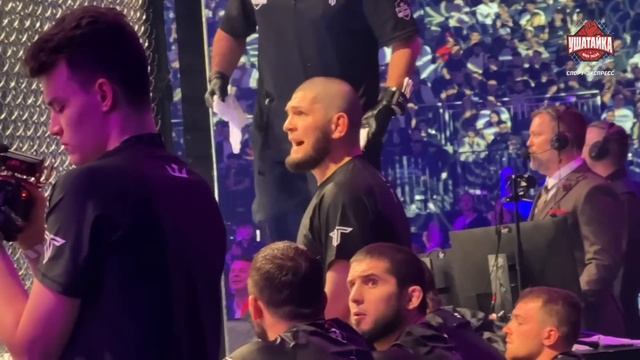 ХАБИБ и МАХАЧЕВ - ЧТО ОНИ ТВОРИЛИ В УГЛУ УСМАНА! / Усман Нурмагомедов vs Пол Хьюз: ЗА КАДРОМ смотреть онлайн